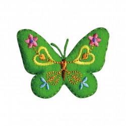 Papillon feutrine&motif - 2
