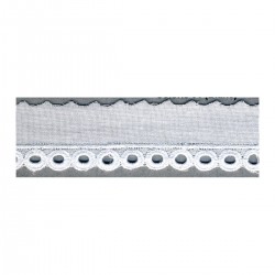Broderie anglaise 28mm - blanc