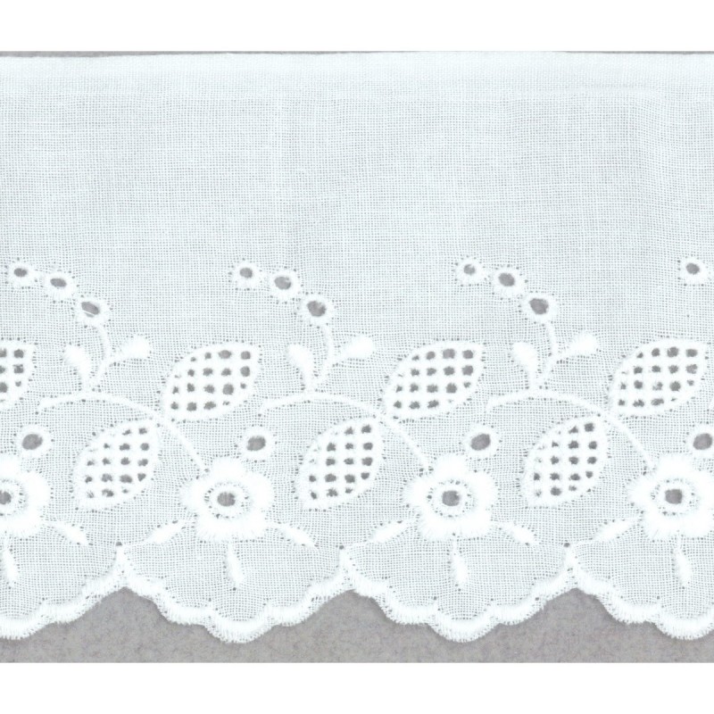 Broderie anglaise - blanc