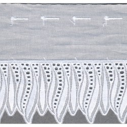 Broderie anglaise 90 mm - blanc