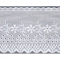Broderie anglaise 57 mm - blanc
