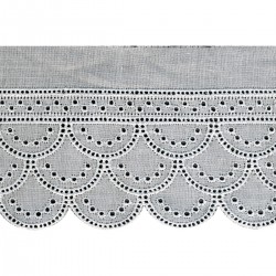 Broderie anglaise 60 mm - blanc