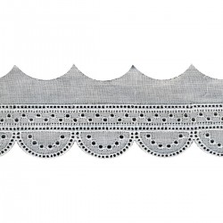 Broderie anglaise 35mm - blanc