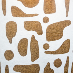 Jacquard Abstrait Tabac