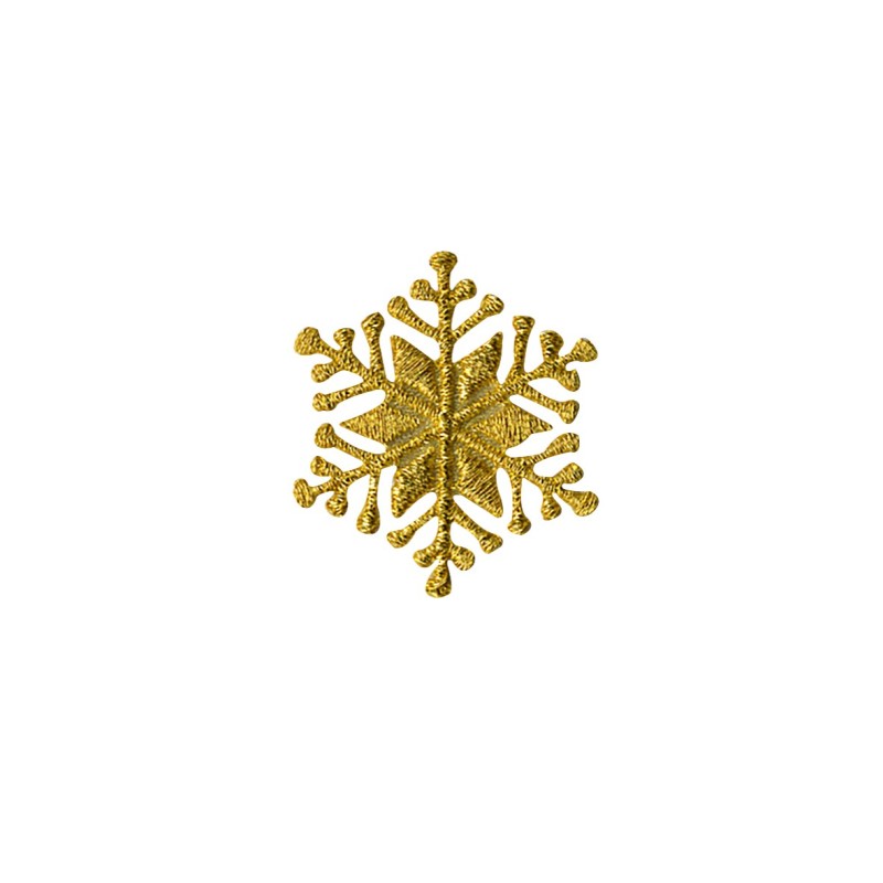 Flocon de neige (grand) - or