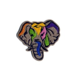 Animaux peints - elephant 5x5