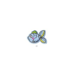 Animaux funny - poisson bleu