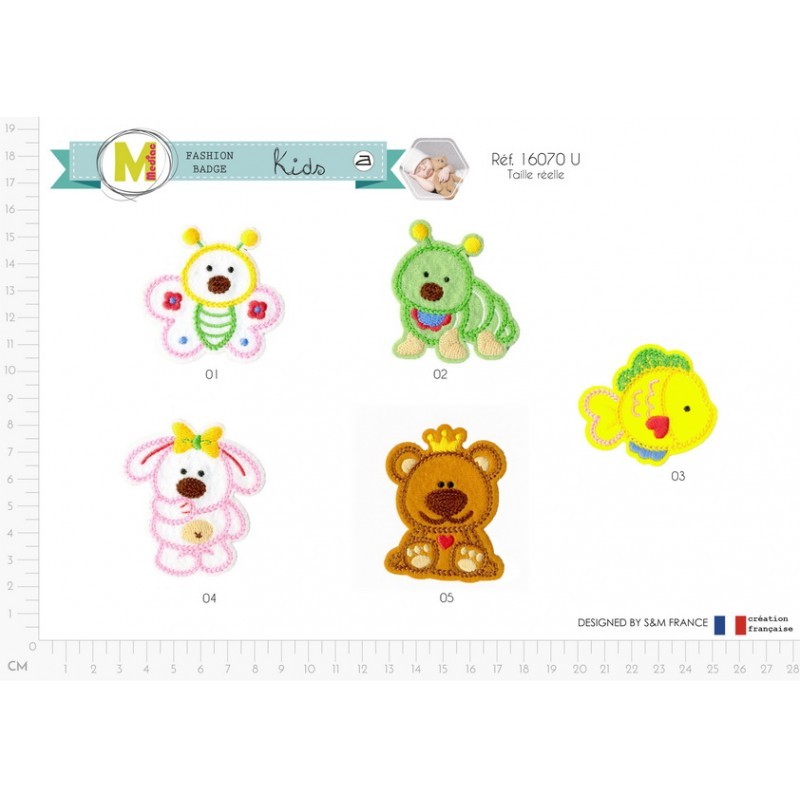 Broderie Ecusson Brodé Écusson Brodé Ours En Fourrure Et Perles