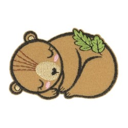 Ecusson animaux endormis - ours