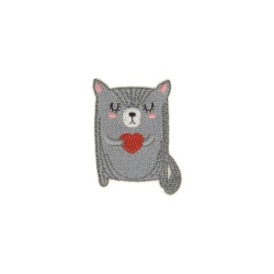 Ecusson animaux coussin - chat
