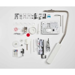 Machine à coudre Elna eXcellence 710 haut de gamme : accessoires