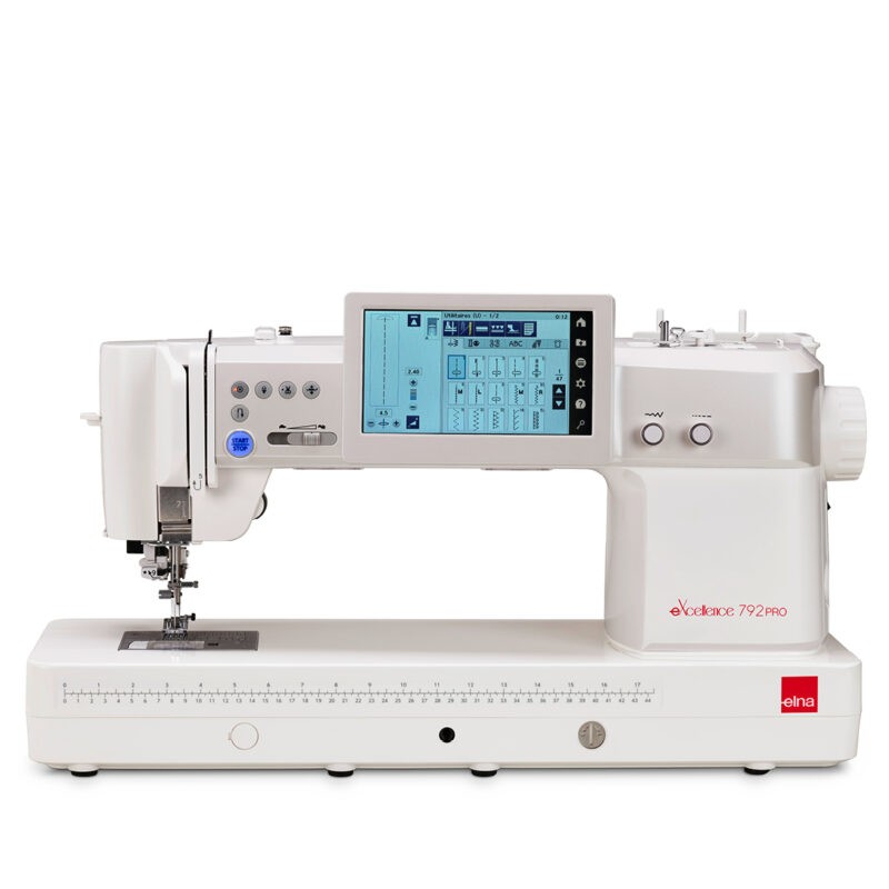 Machine à coudre eXcellence 792PRO : vue de face
