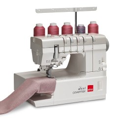 Recouvreuse mécanique Elna eXtend Covermax : espace de couture extra large