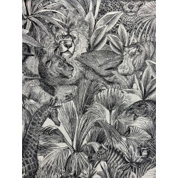 Jacquard Safari - Noir et...