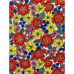 Demi Natté Belonia Ecru/Rouge