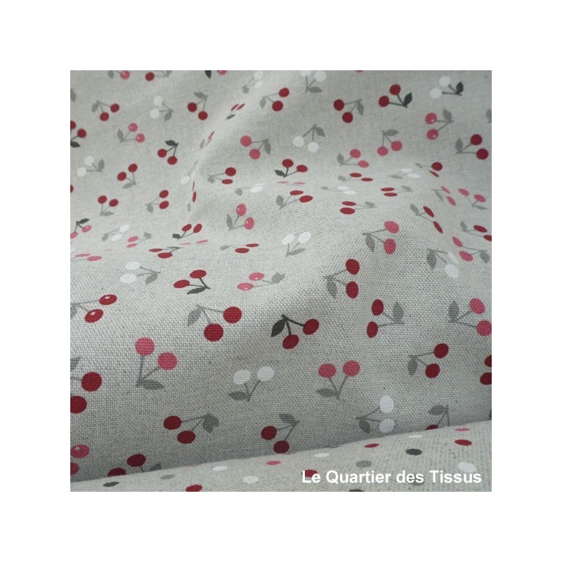 Tissu imprimé Cerisettes Tissu imprimé Cerisettes