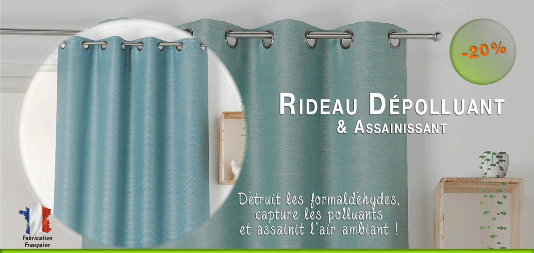 Nouveaux rideaux dépolluants & assainissants ! Nouveaux rideaux dépolluants & assainissants !